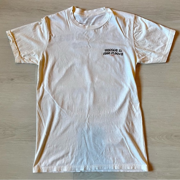 Barney Cools Unisex Friends in High Places Tee in Sand Size S Johnny Depp - Picture 2 of 6